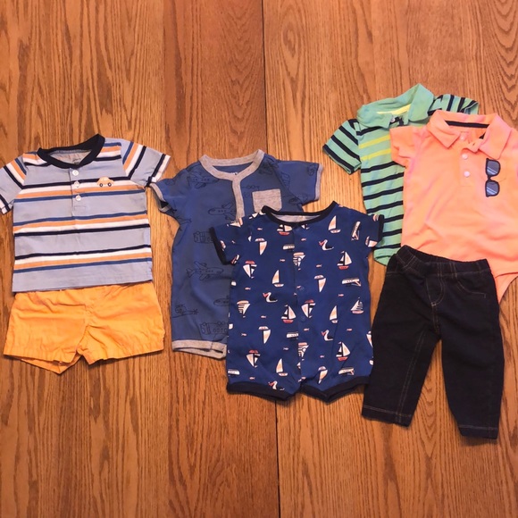 Carter’s baby boy summer bundle - Picture 1 of 5